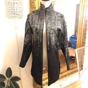 Adidas multicolor knit zip up sweater jacket size Xs